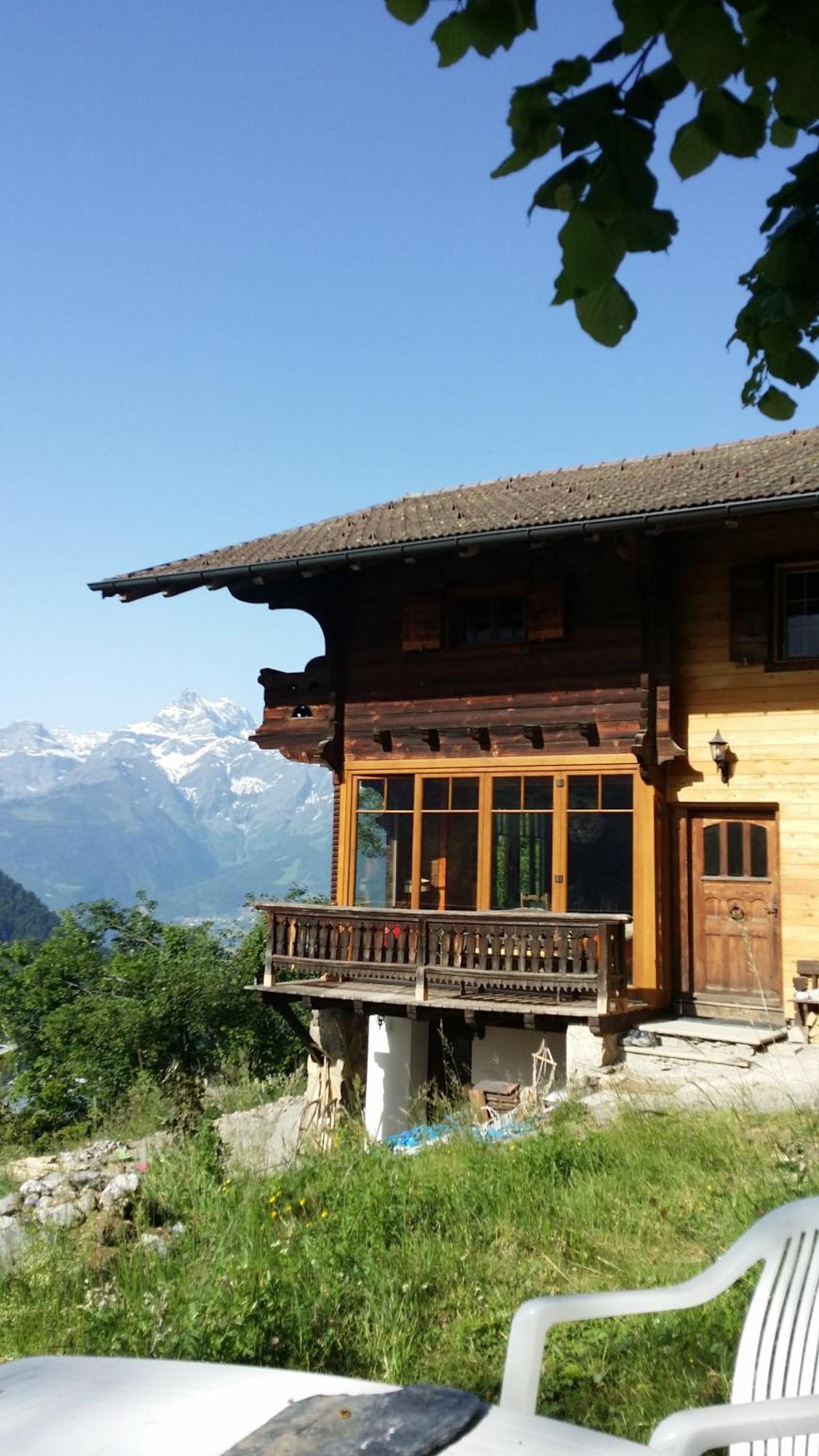 Magnifique Chalet Valérie 5 chambres à coucher&vue unique Gryon Extérieur photo